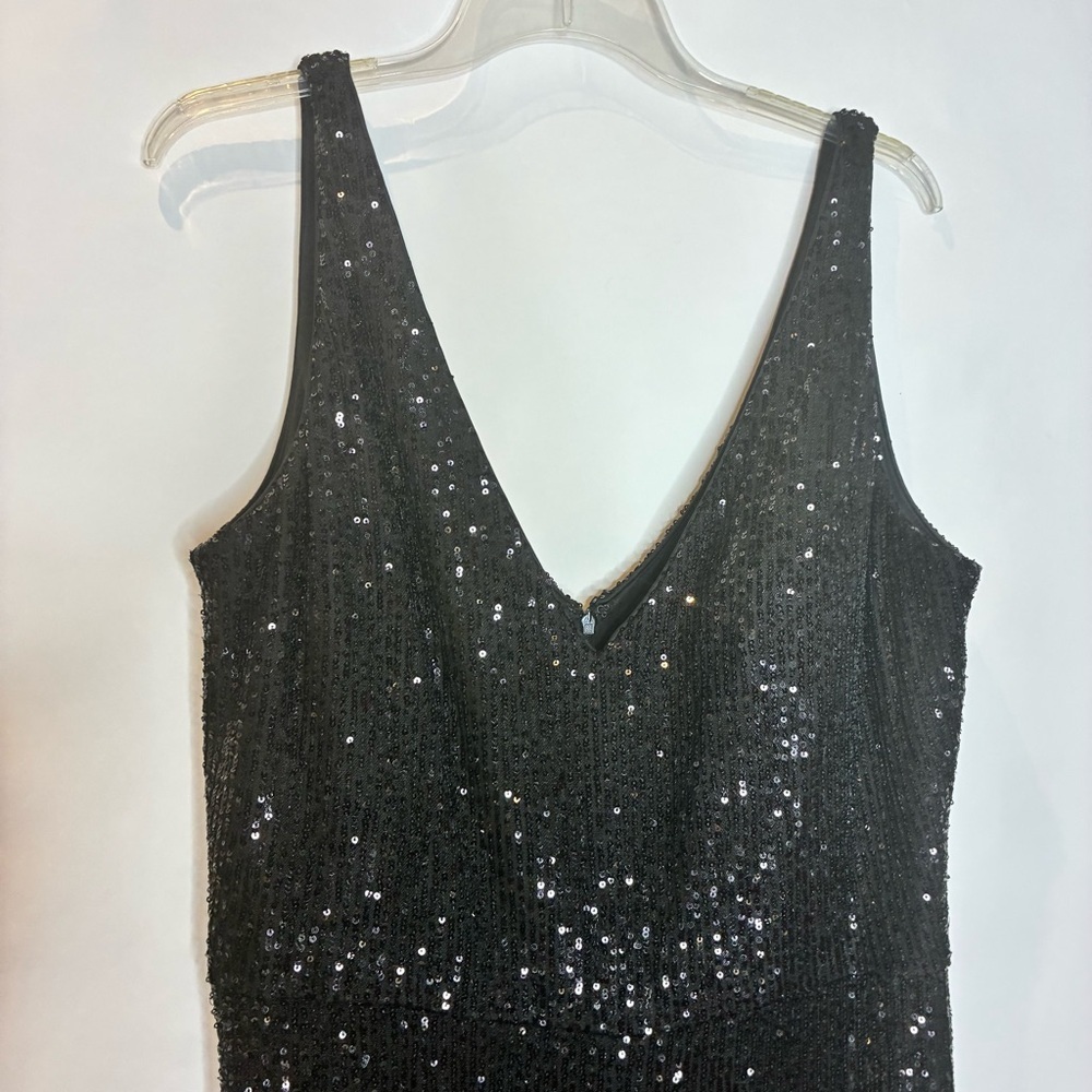 La Femme Curve | Sequin Jumpsuit - Picture 4 of 6